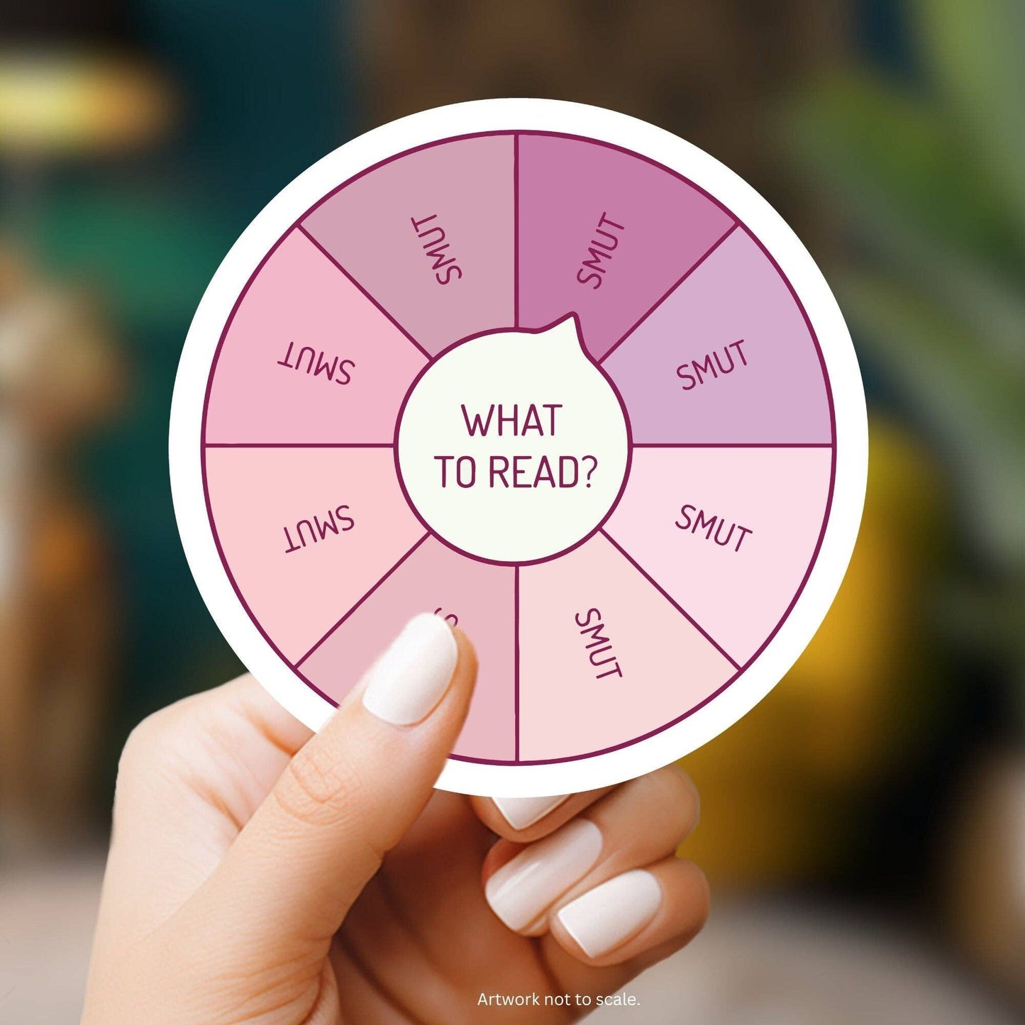 Wheel of Smut Vinyl Sticker
