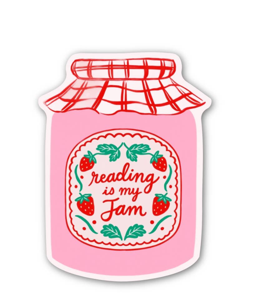 Reading Is My Jam Sticker