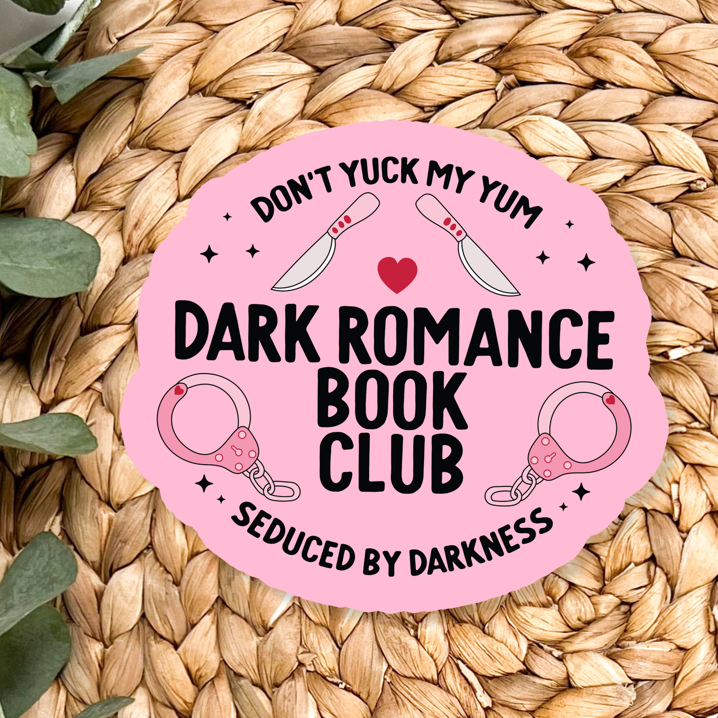 Bookish Smut Romance Waterproof Vinyl Sticker