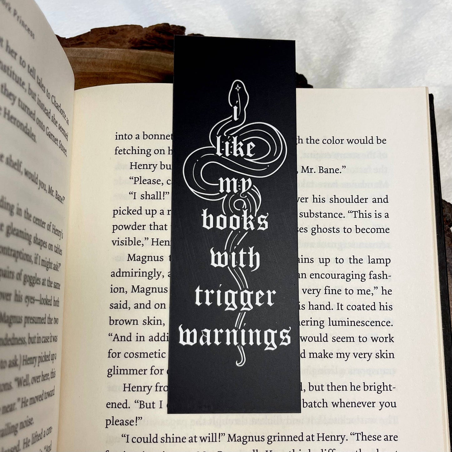 I Like my Books with Trigger Warnings Bookmark