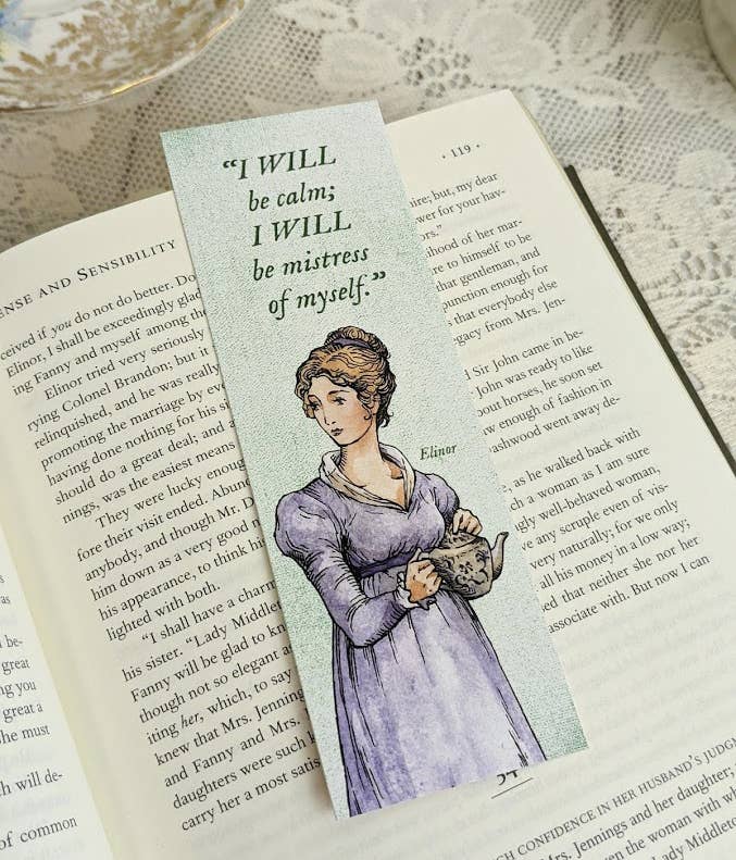 Austen's Sense and Sensibility Loose Leaf Tea with Bookmark