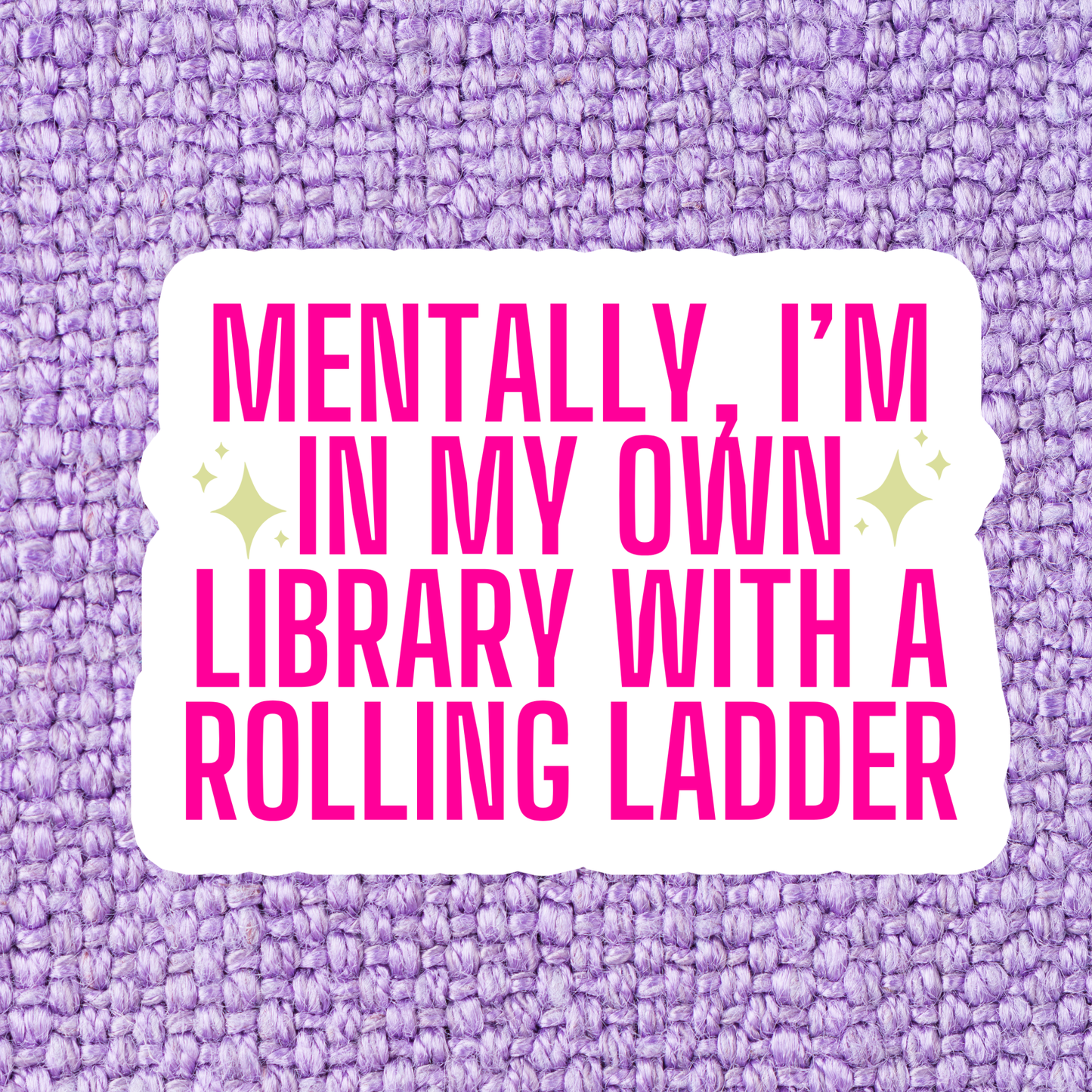 Book Bookish Books Funny Relatable Waterproof Vinyl Sticker