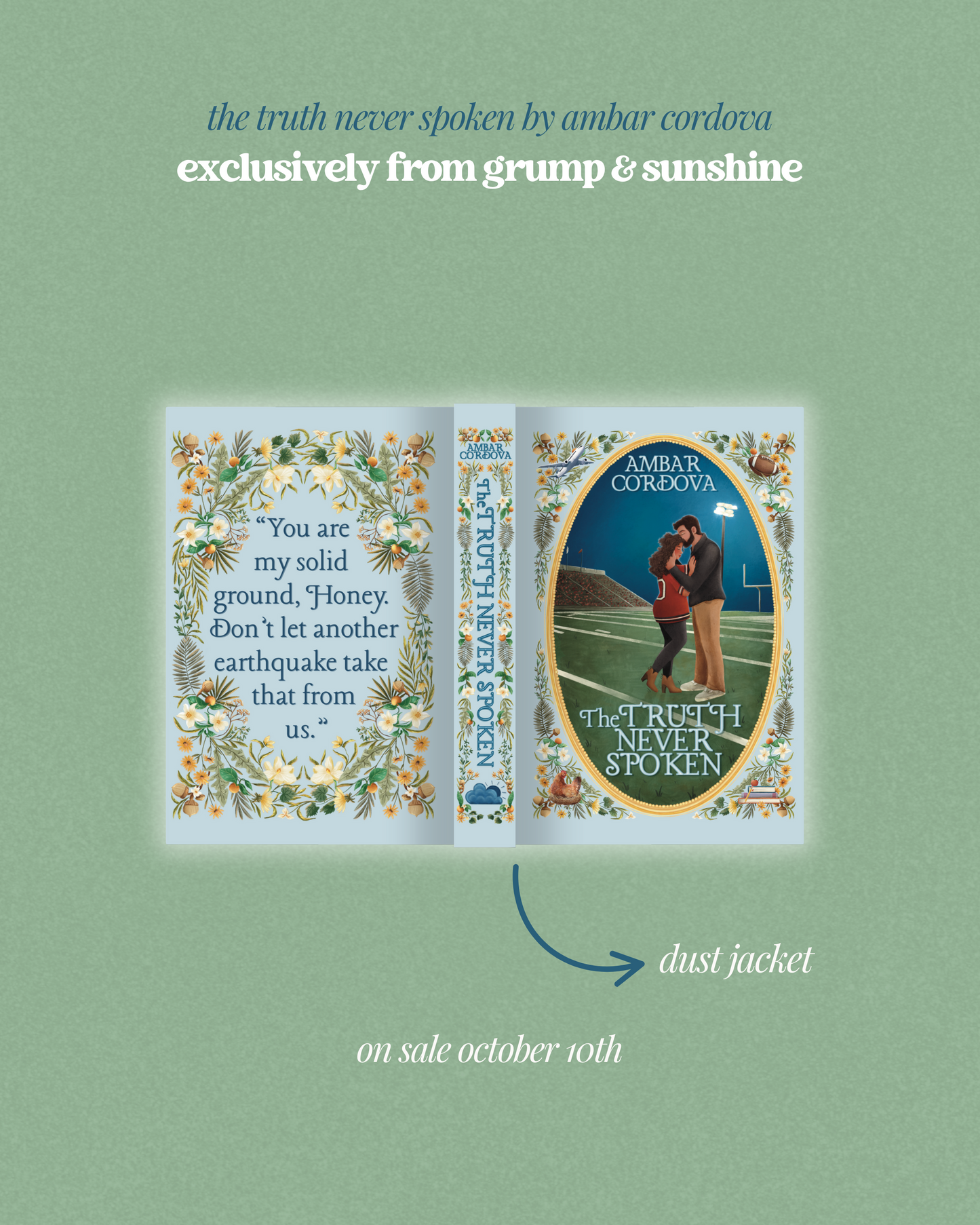 The Truth Never Spoken by Ambar Cordova — Grump & Sunshine Edition