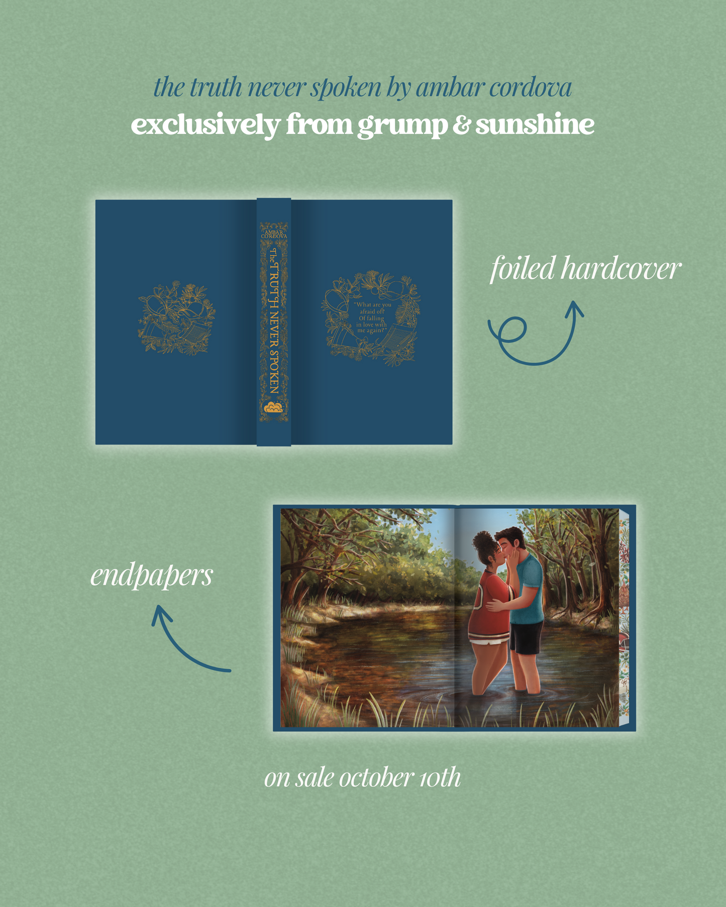 The Truth Never Spoken by Ambar Cordova — Grump & Sunshine Edition