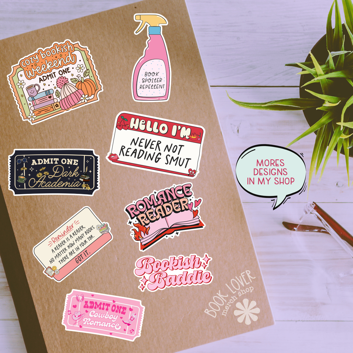 Romantasy Book Club Stickers