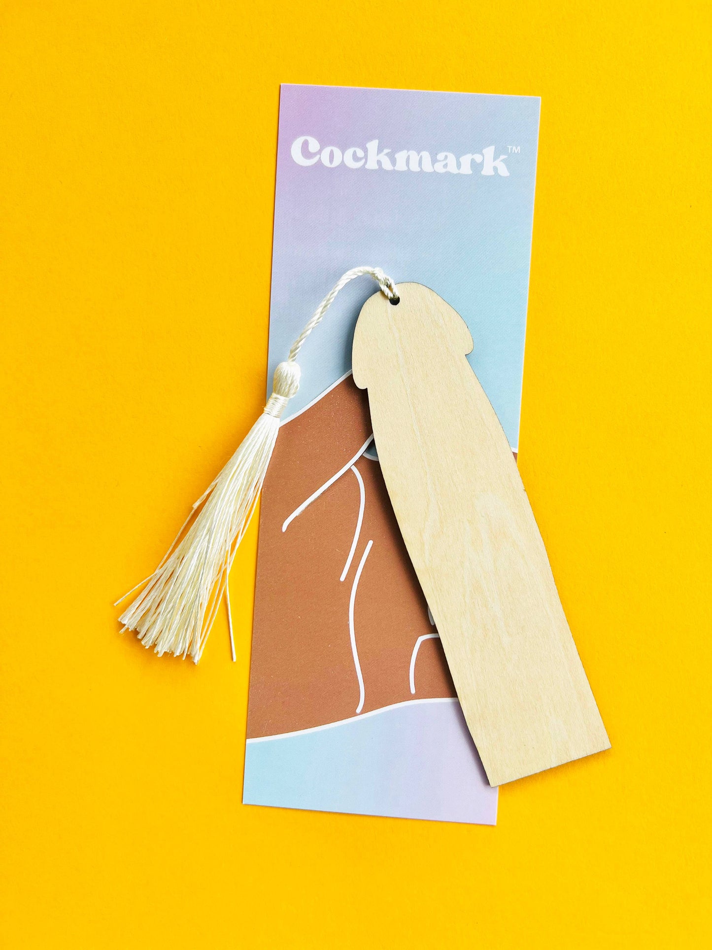 Glitter Cockmark™ Bookmark