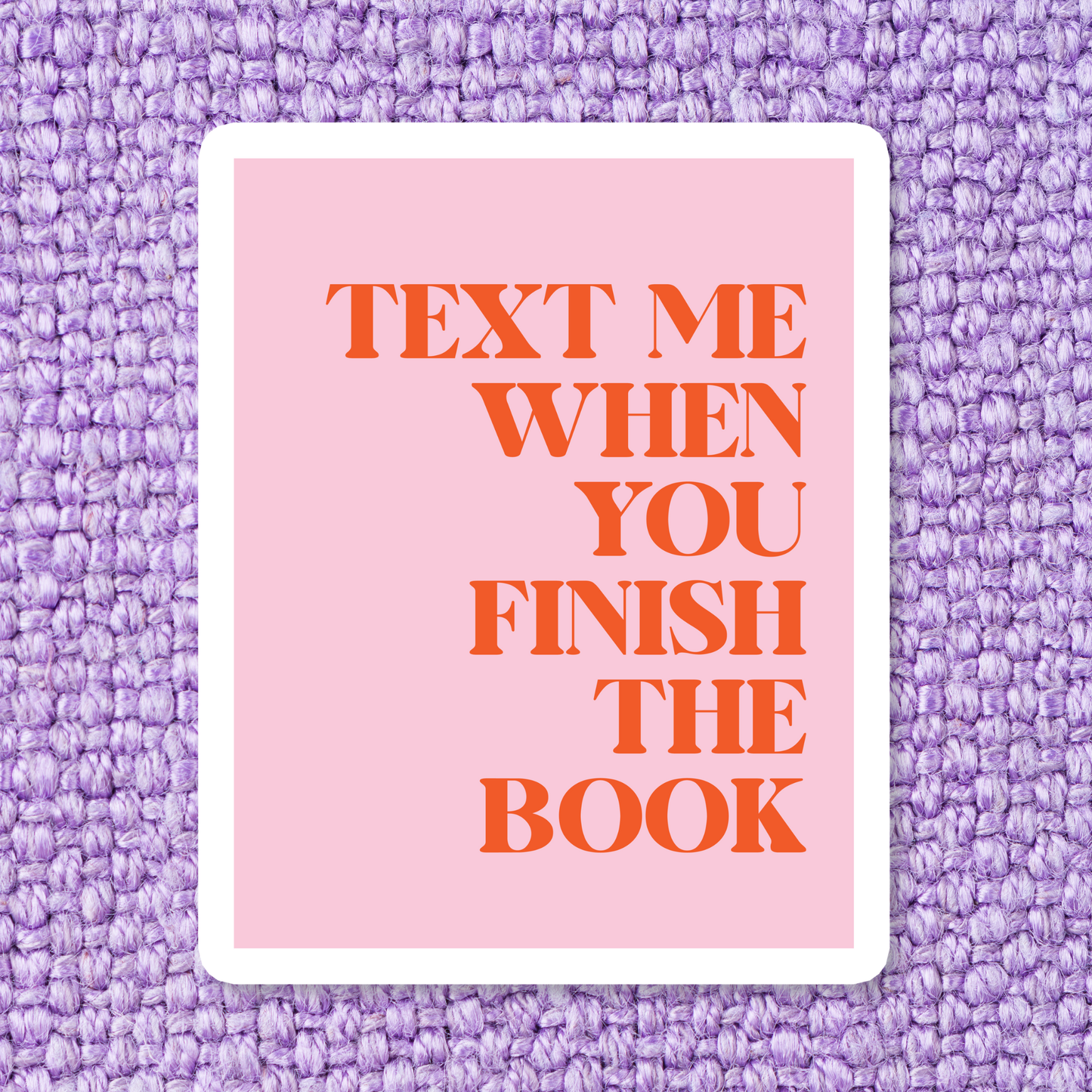 Book Bookish Bookstore Waterproof Vinyl Sticker