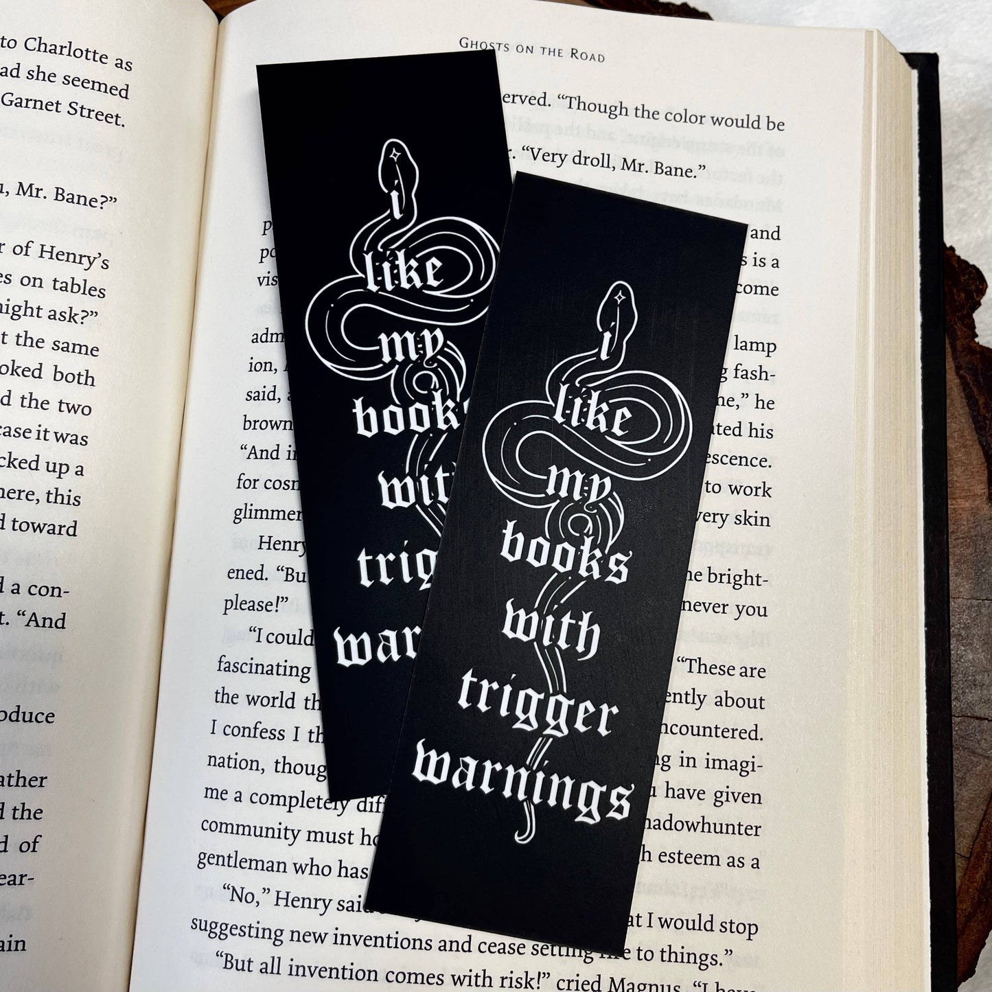 I Like my Books with Trigger Warnings Bookmark