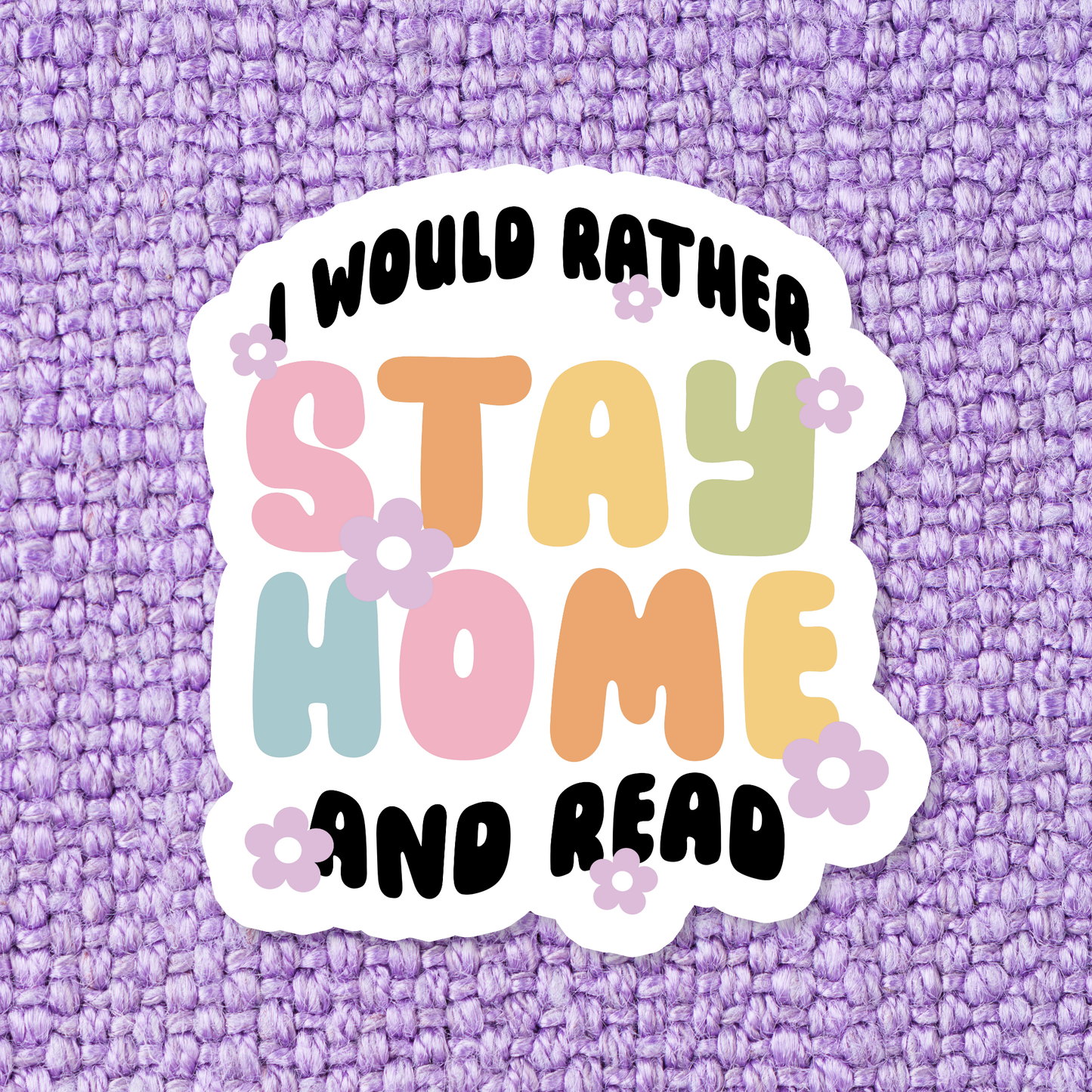 Book Bookish Bookstore Homebody Waterproof Vinyl Sticker
