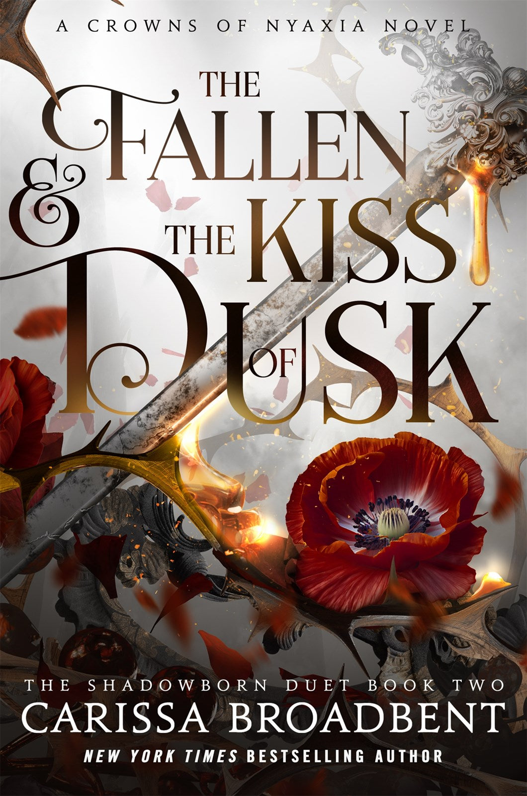 The Fallen & the Kiss of Dusk (The Shadowborn Duet, Book Two) Carissa Broadbent