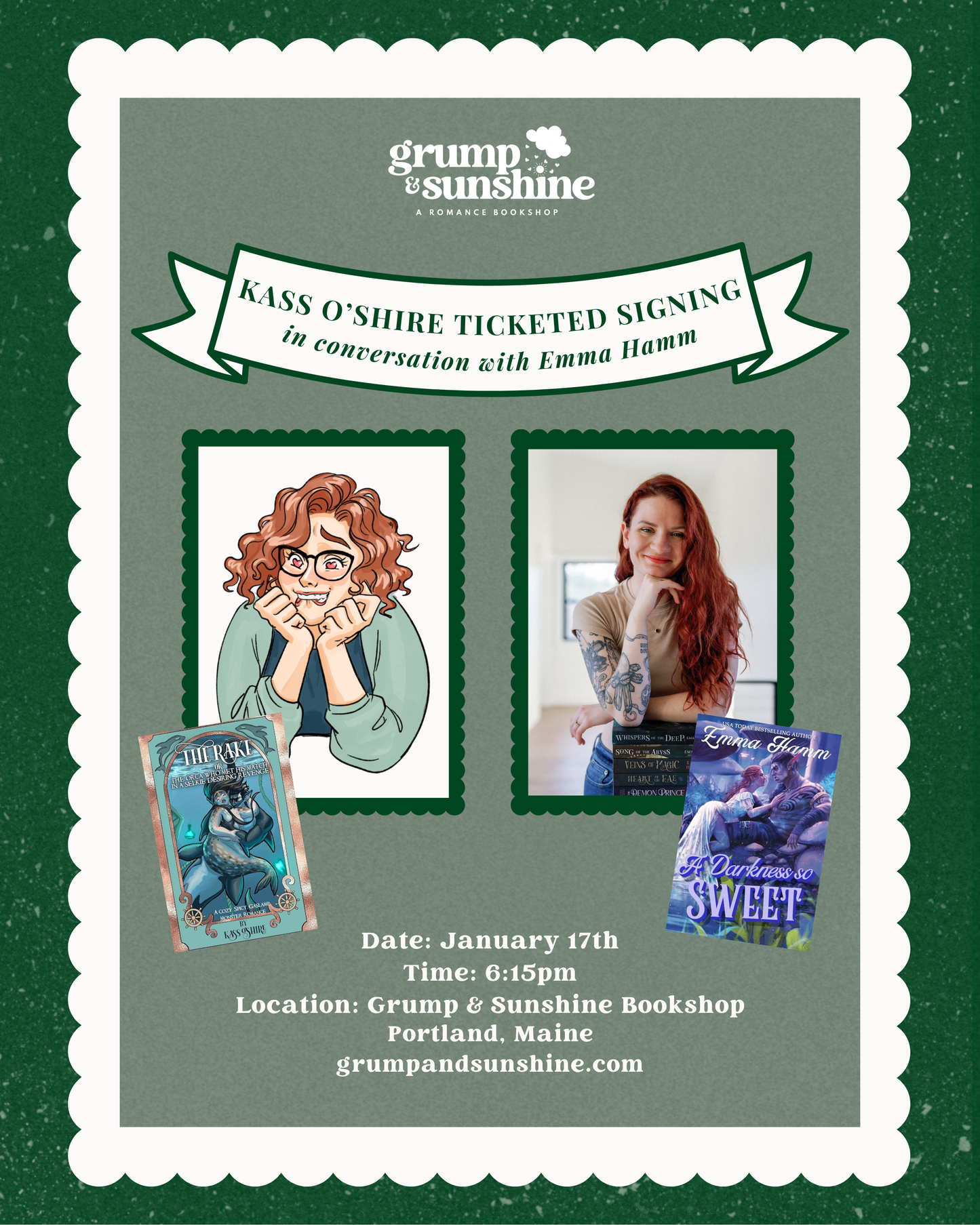 Kass O'Shire in conversation with Emma Hamm