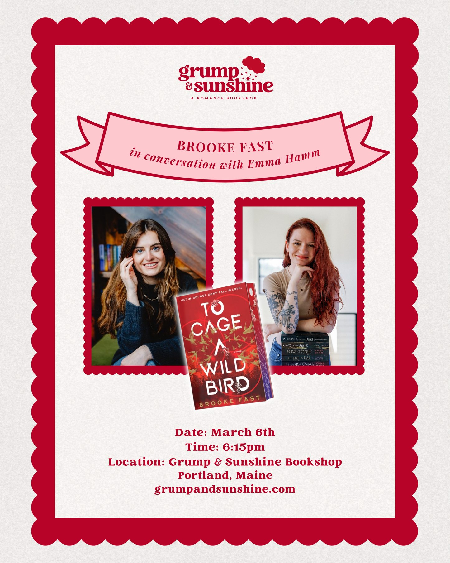 Brooke Fast Signing and In Conversation with Emma Hamm