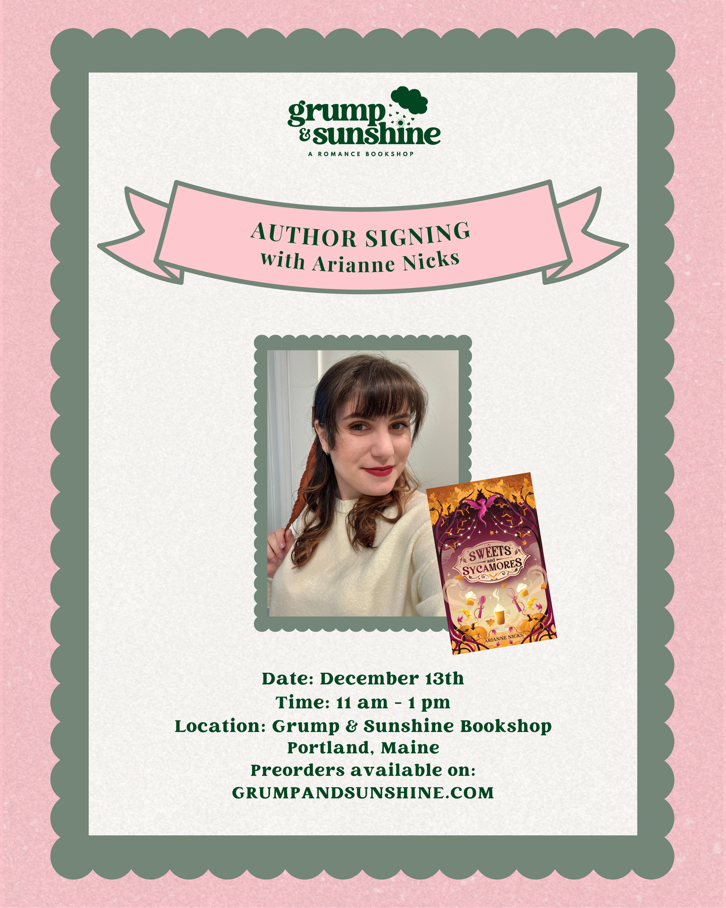 Arianne Nicks Signing