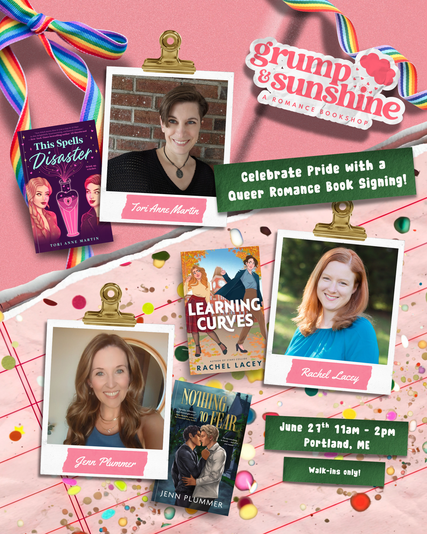 Grump & Sunshine Has Pride Author Signing