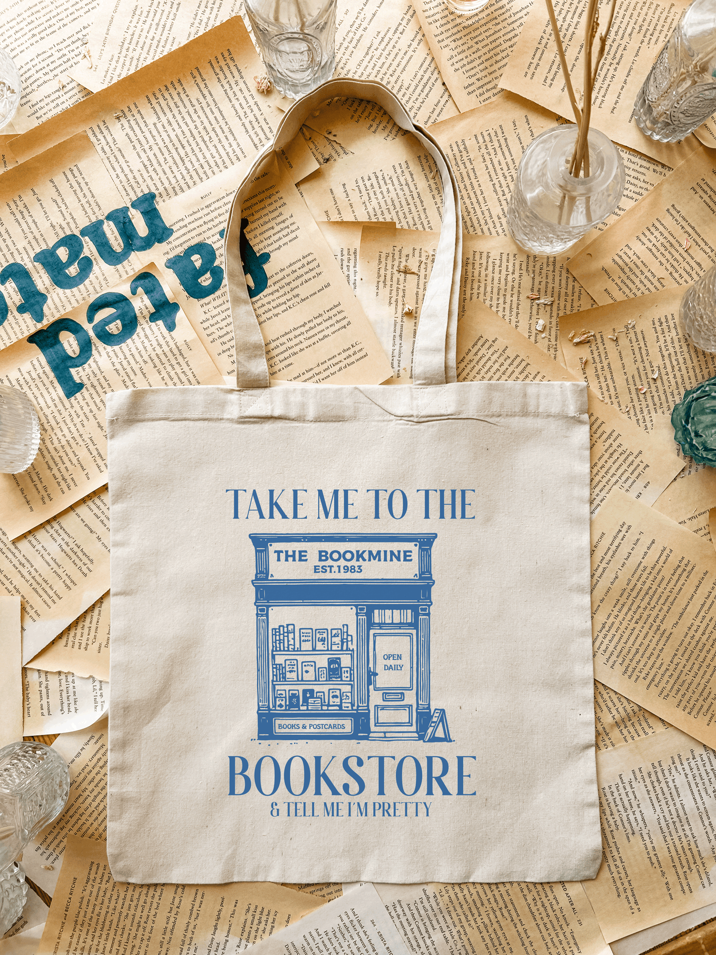 Take Me to the Bookstore Tote