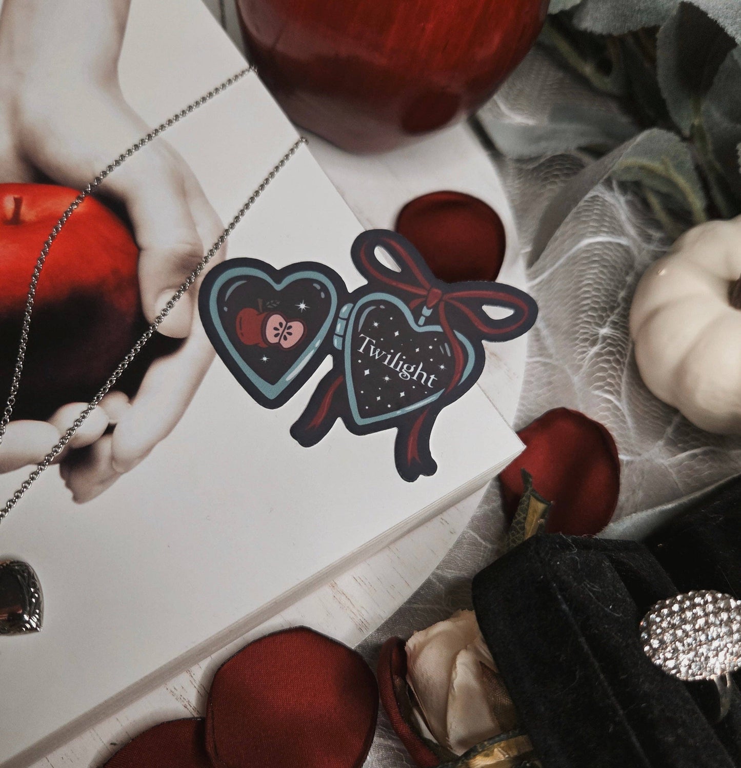 Twilight Locket Bookish Sticker