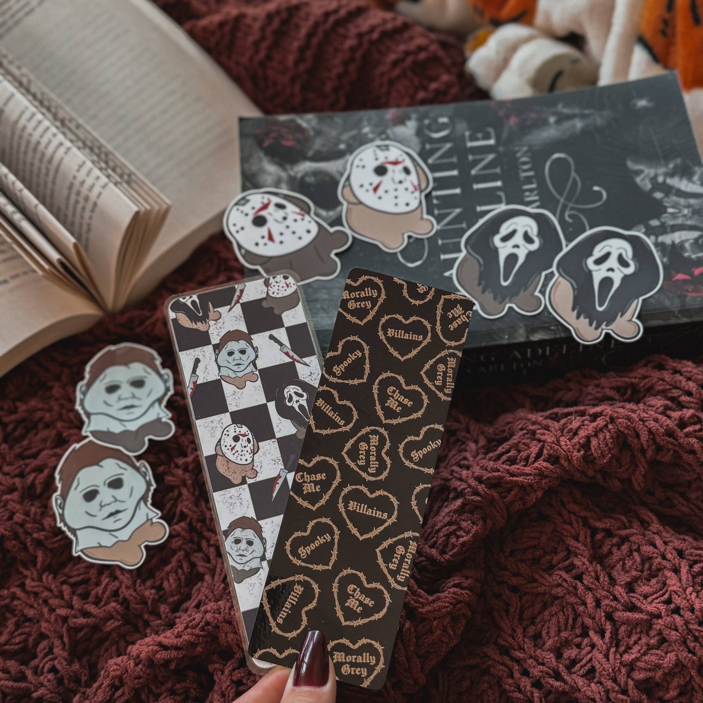 Dark Romance Masked Peens Bookmark