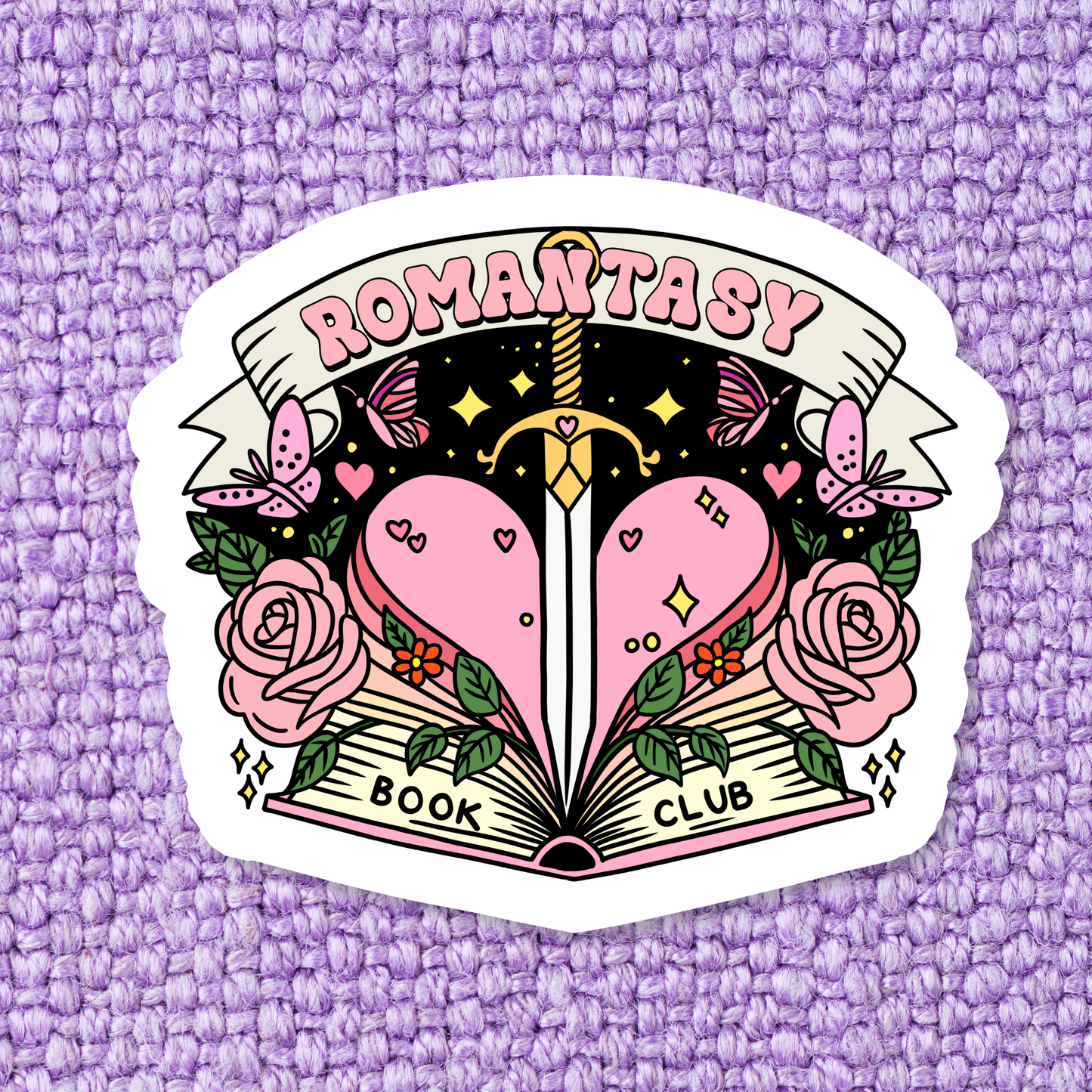 Book Bookish Bookstore Smut Romance Waterproof Vinyl Sticker