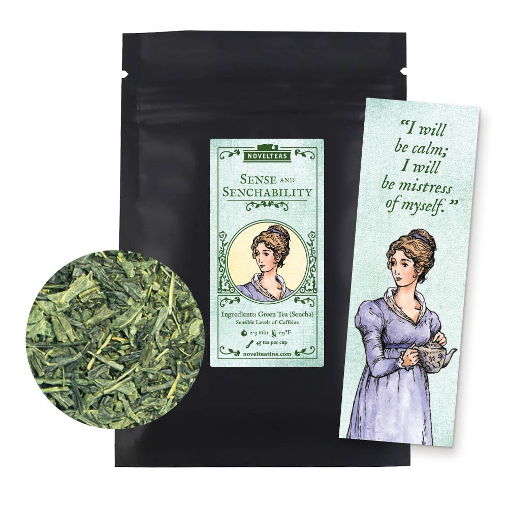 Austen's Sense and Sensibility Loose Leaf Tea with Bookmark
