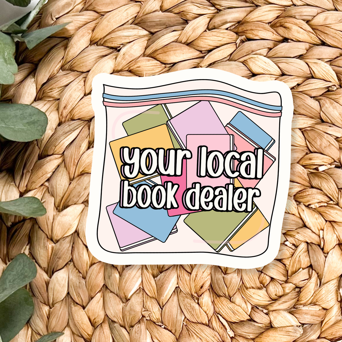 Funny Book Bookish Books Librarian Waterproof Vinyl Sticker