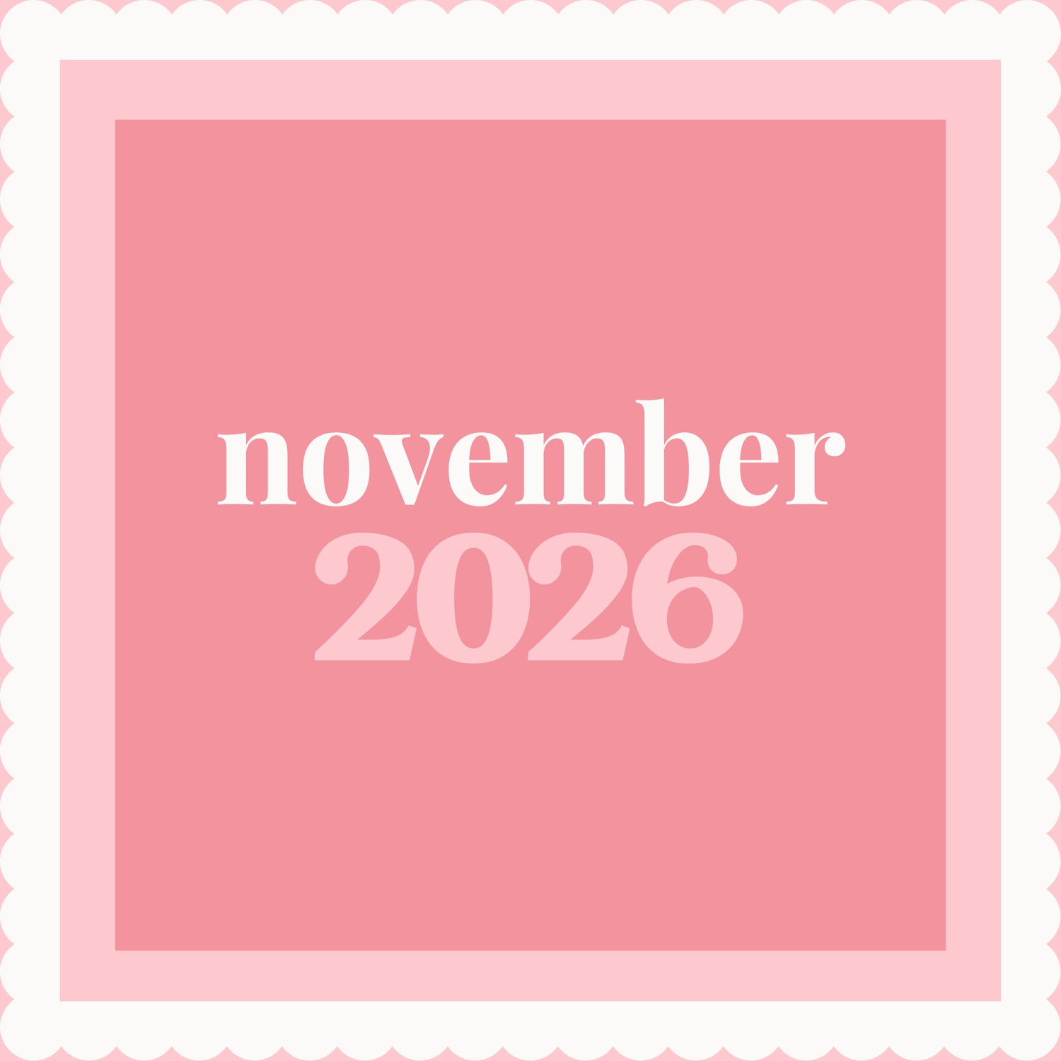 November 2026 Releases
