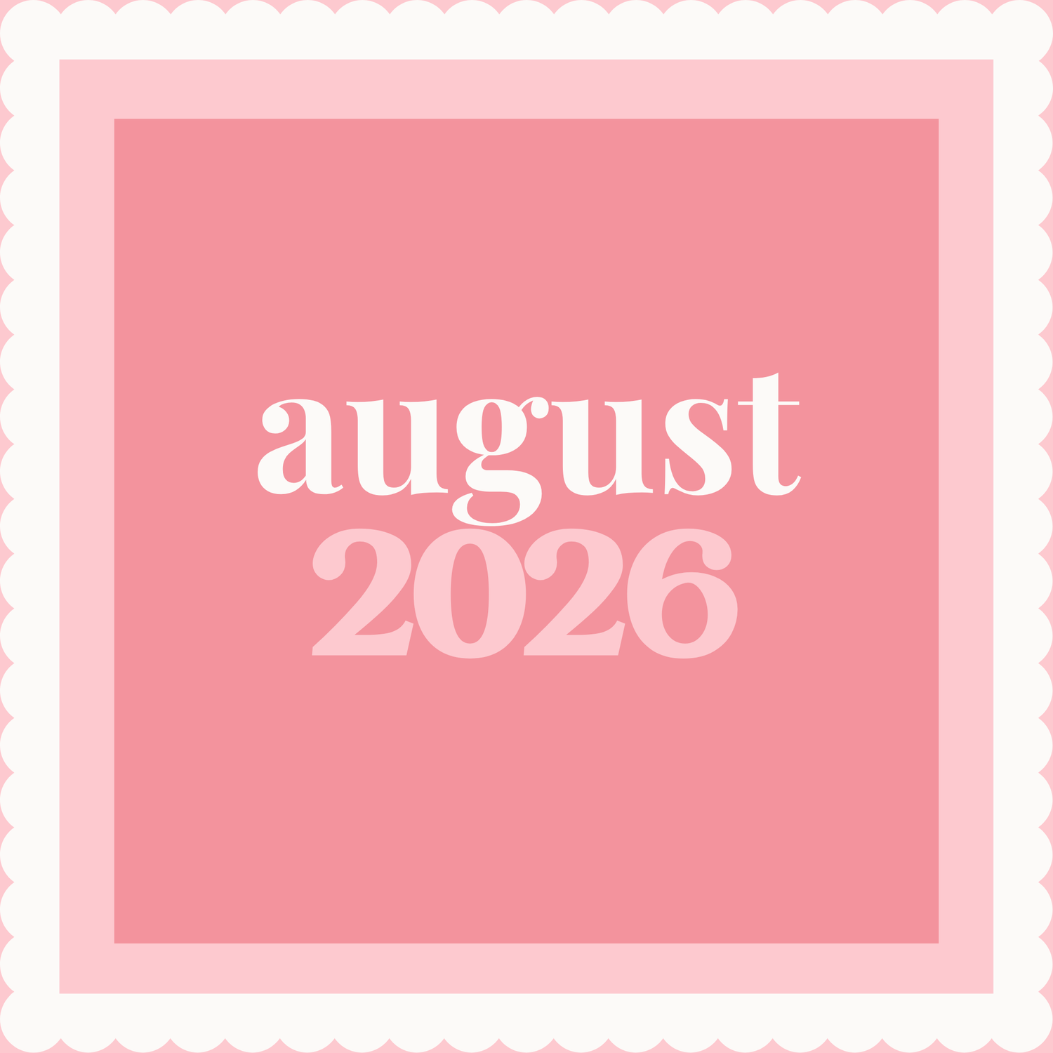 August 2026 Releases
