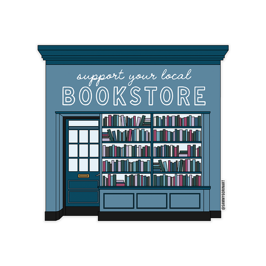 Support Your Local Bookstore Sticker