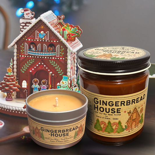 Gingerbread House | Winter Christmas | Soy Wax Candles | USA