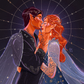 Feyre & Rhysand Gold Foil Print