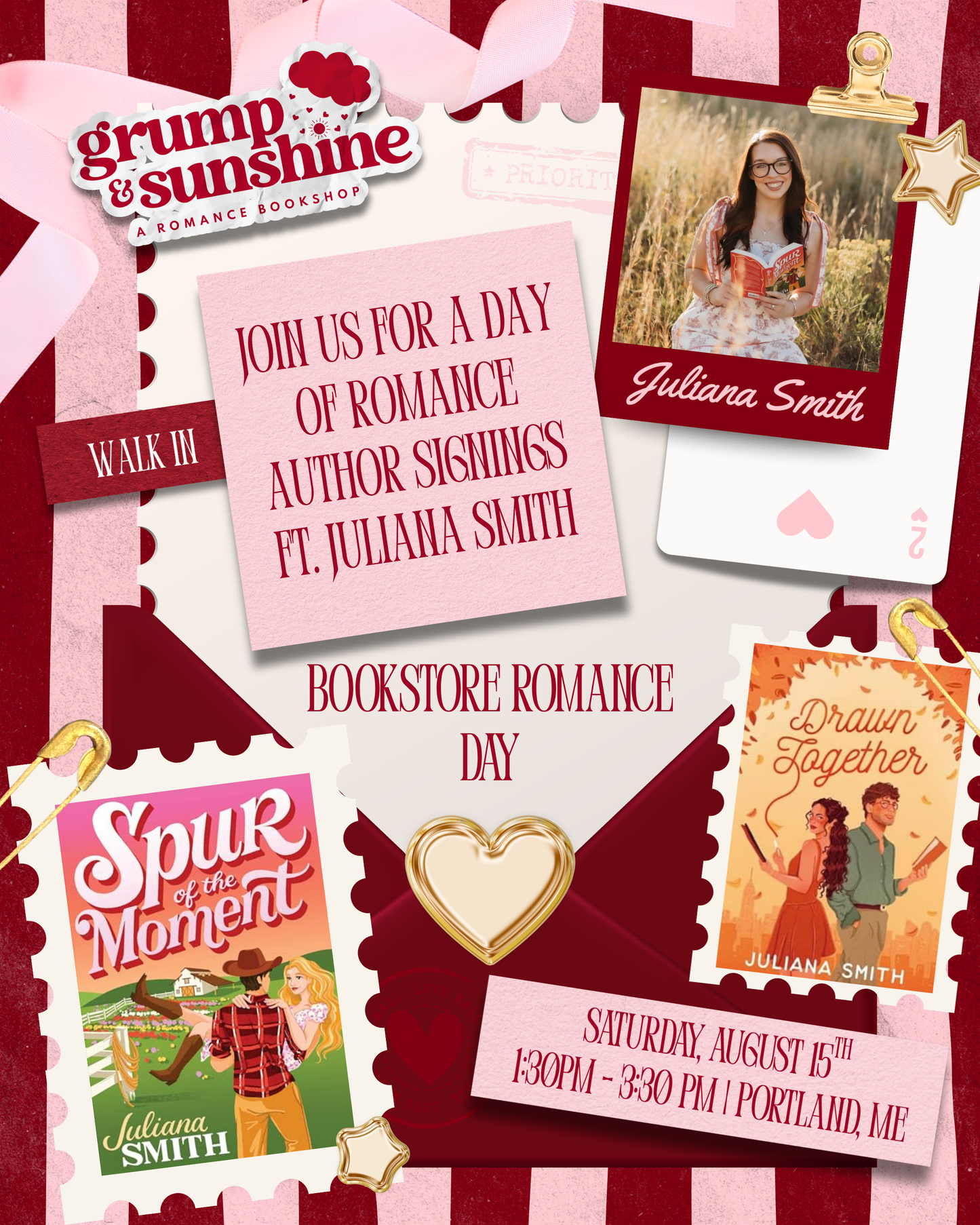 ✨ Celebrate Bookstore Romance Day with us at Grump & Sunshine! ✨