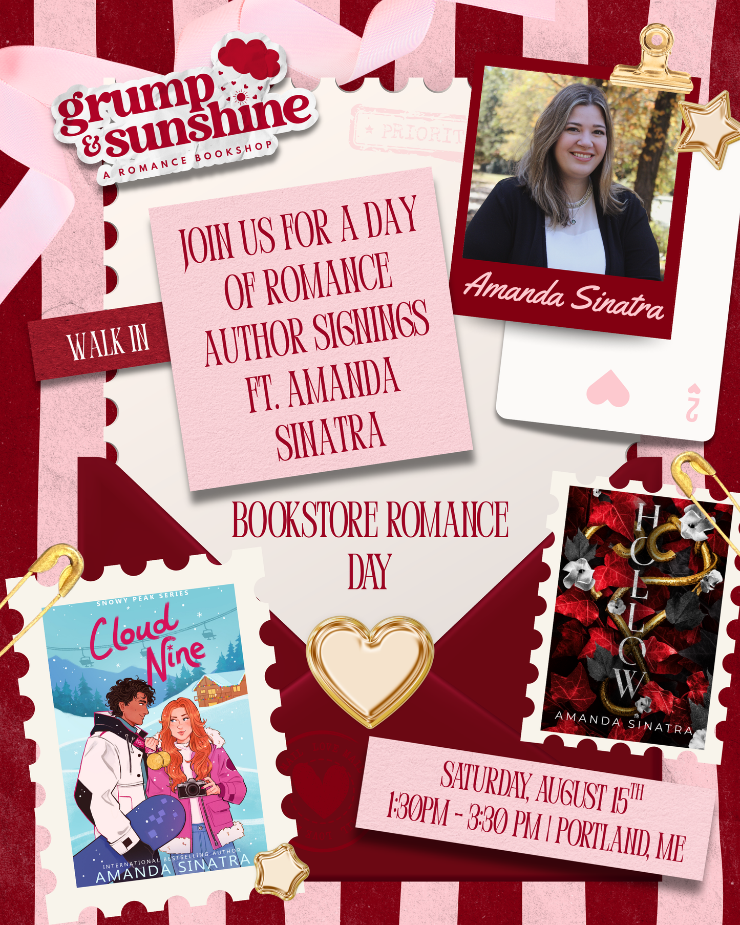 ✨ Celebrate Bookstore Romance Day with us at Grump & Sunshine! ✨