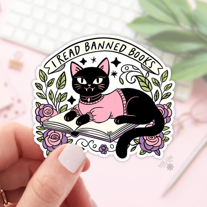 I Read Banned Books Sticker