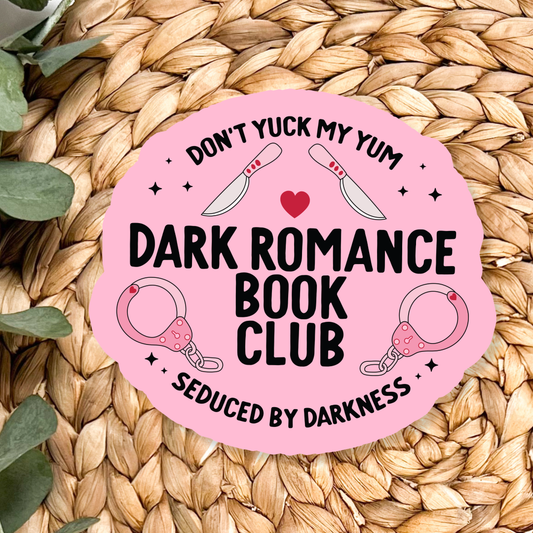 Bookish Smut Romance Waterproof Vinyl Sticker