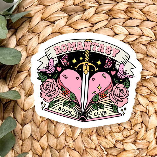 Book Bookish Bookstore Smut Romance Waterproof Vinyl Sticker