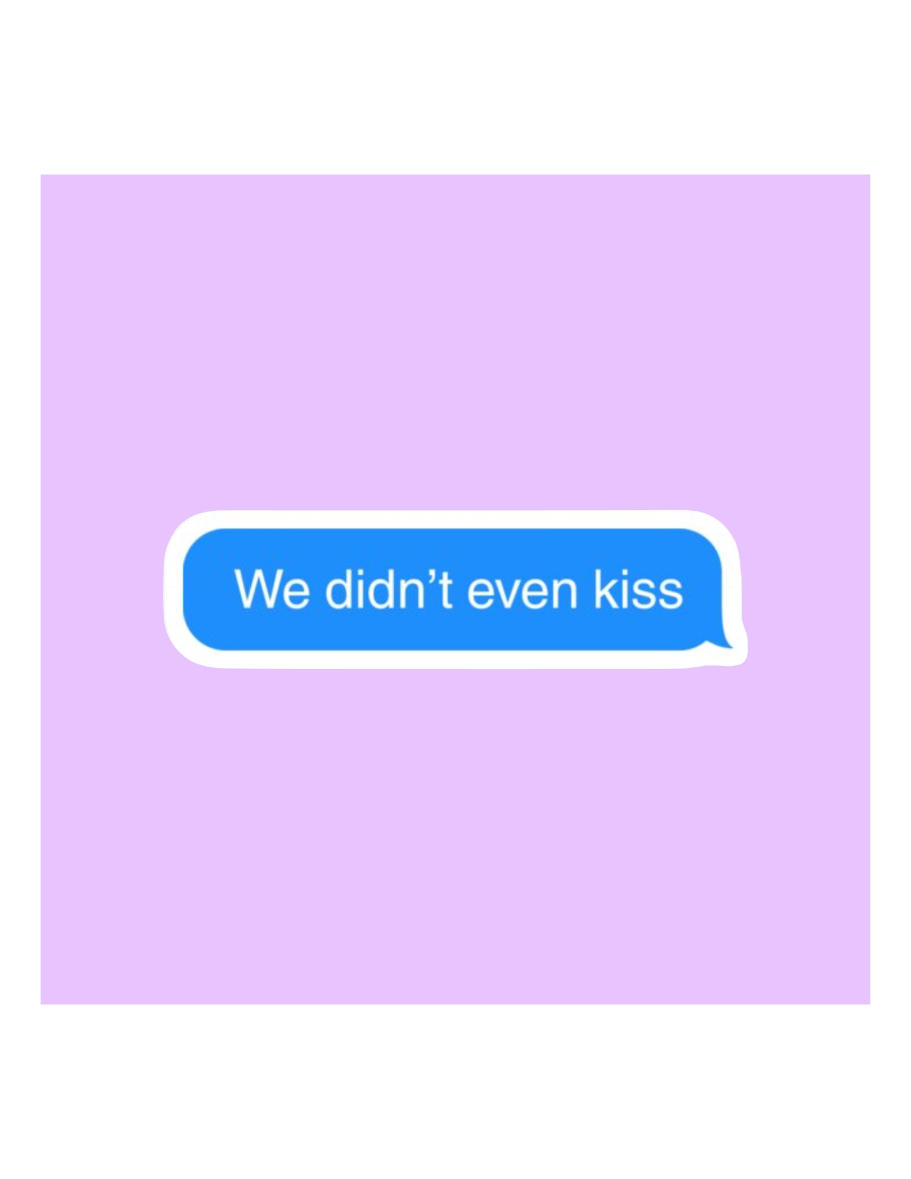 We Didn't Even Kiss Heated Rivalry Sticker