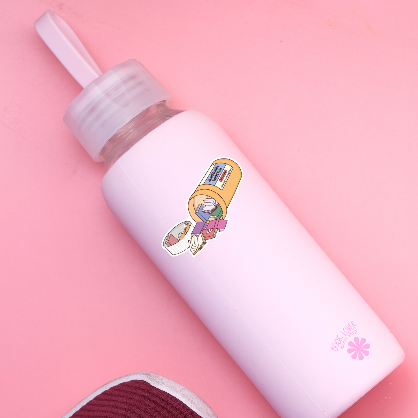 Serotonin Booster Stickers / Bookish Stickers / Book Lover