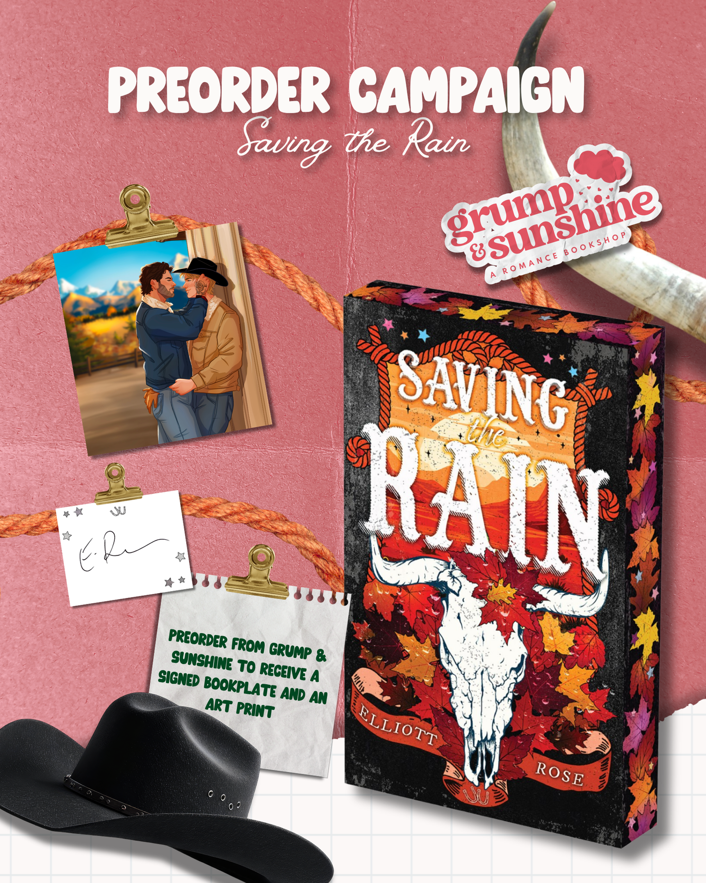 Saving the Rain: Deluxe Limited Edition (Crimson Ridge) by Elliott Rose