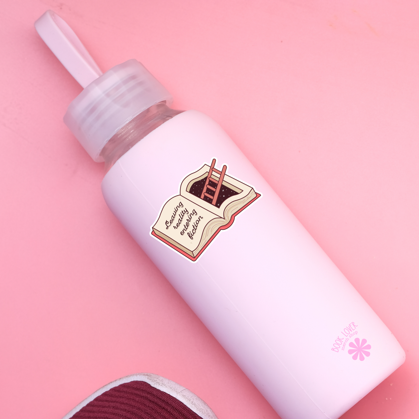 Leaving Reality Entering Fiction Sticker