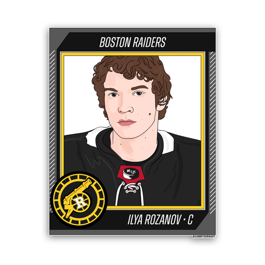 Rozanov Hockey Trading Card Sticker