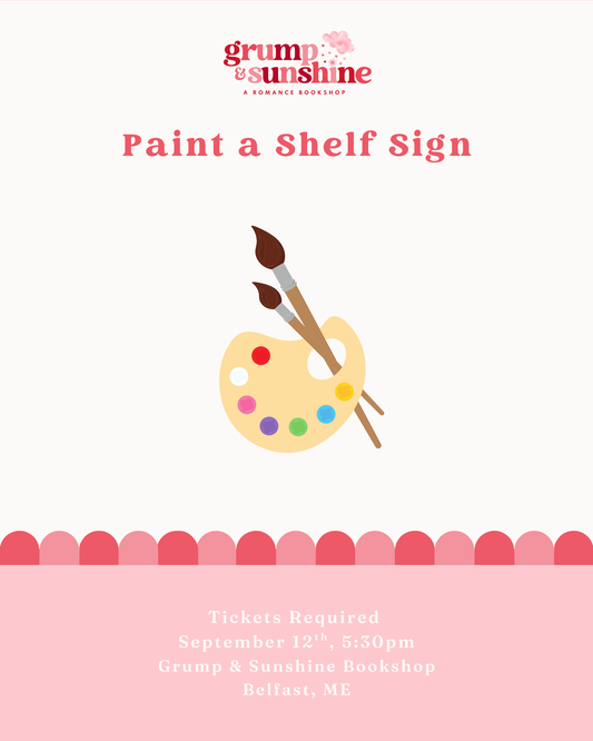 Paint a Shelf Sign