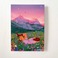 Glacier Cowgirl Print