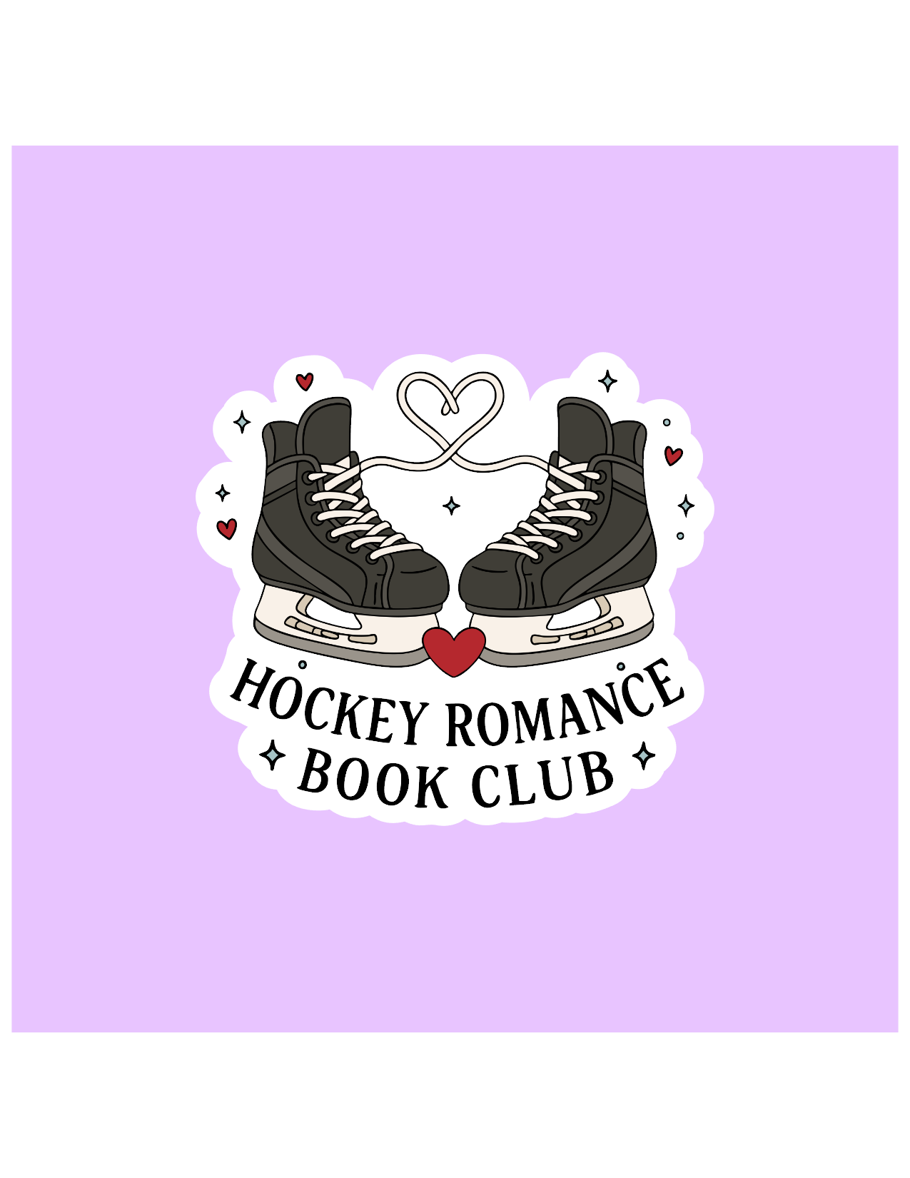 Hockey Romance Book Club Sticker