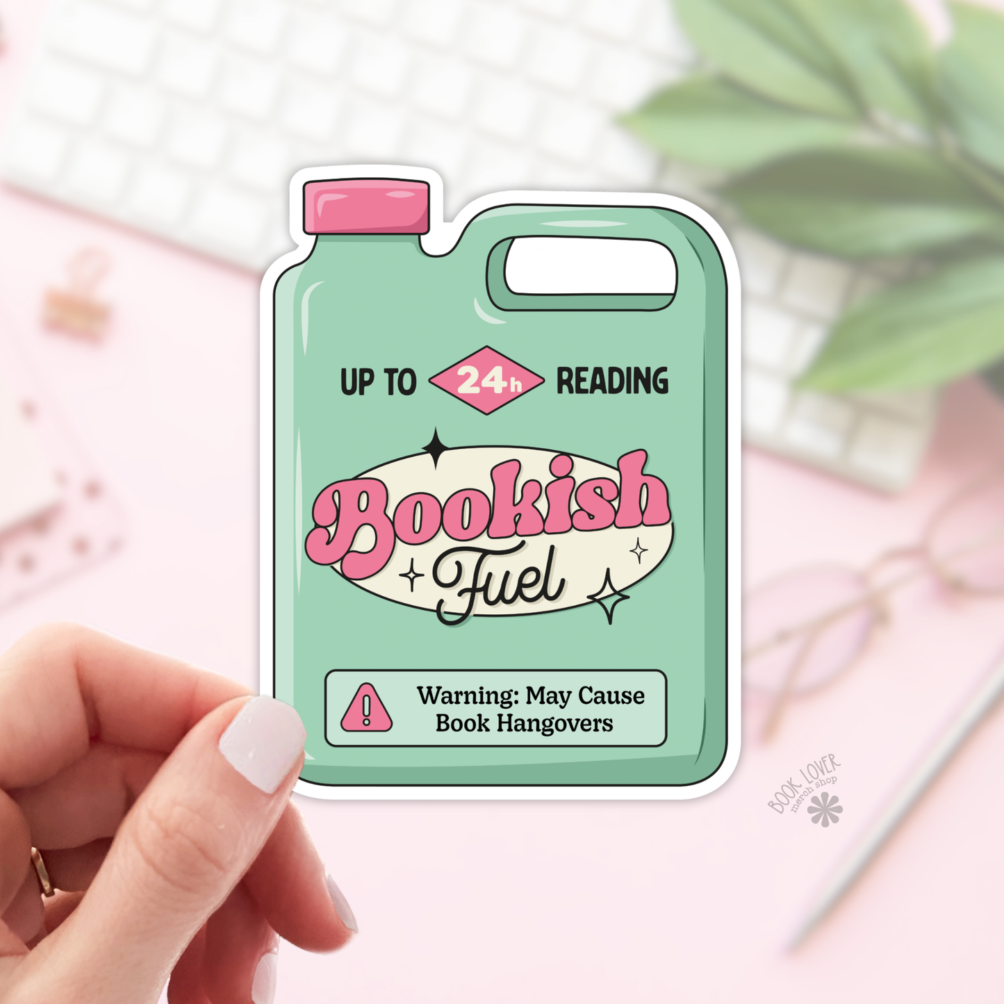 Bookish Fuel Stickers / Bookish Stickers / Book Lover Gift