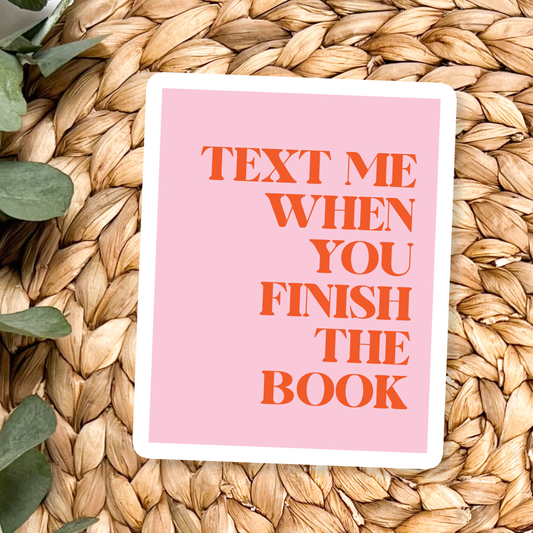 Book Bookish Bookstore Waterproof Vinyl Sticker
