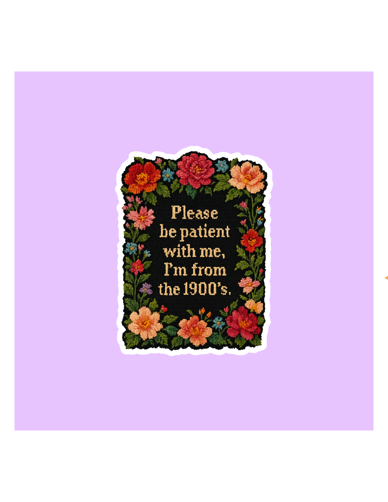 Be Patient With Me Sticker