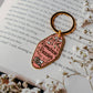 Romance Reader Enamel Keychain