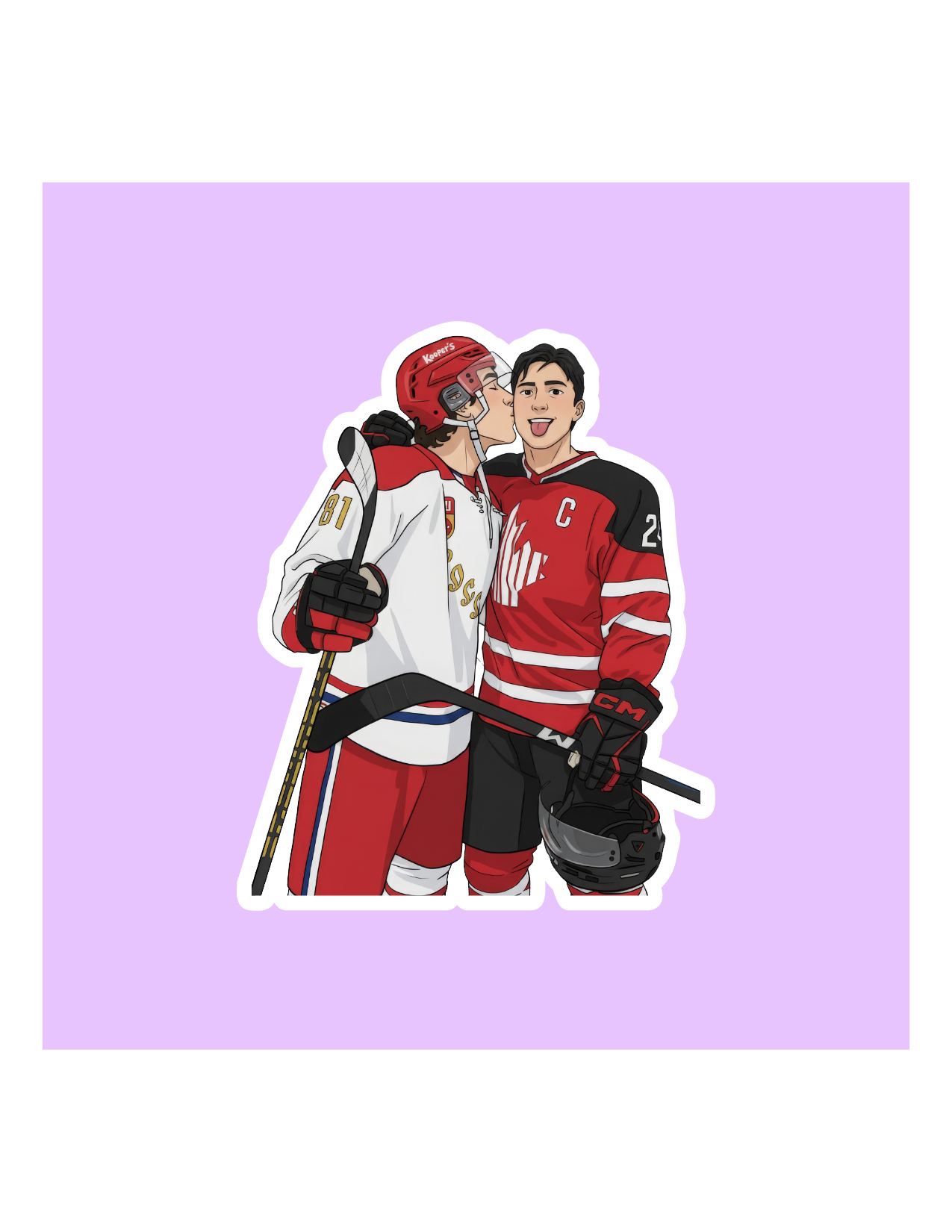 Hollander & Rozanov Together Heated Rivalry Sticker