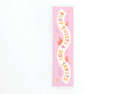 Plot Twists & Hot Trysts Laminated Bookmark