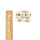Your Email Does Not Find Me Well Sticker