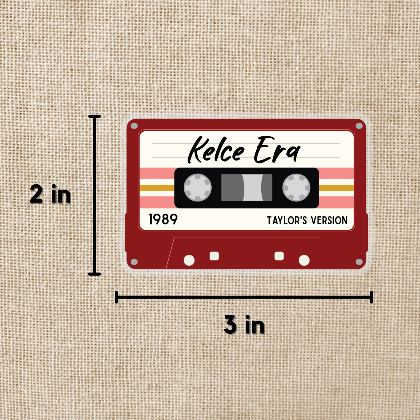 Kelce Era Mixtape Taylor's Version Sticker